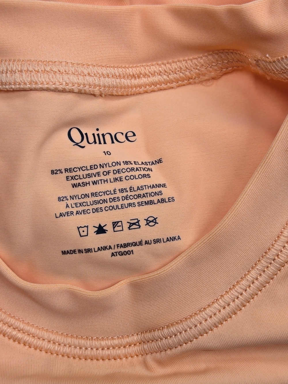 NWT QUINCE Tankini and Long Sleeve Raglan Rash Guard Set Sz 10 Fruit Punch 8056 - Picture 11 of 14